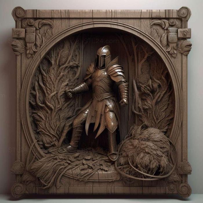 Games (Dark Souls 2 4, GAMES_12612) 3D models for cnc